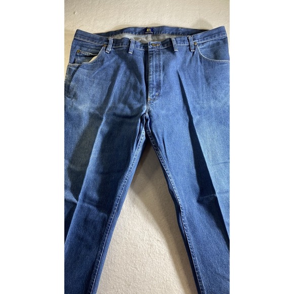 Wrangler Jeans Lot of 2 Mens 44x32 Regular Fit & Relaxed Fit Workwear Denim - Picture 9 of 16